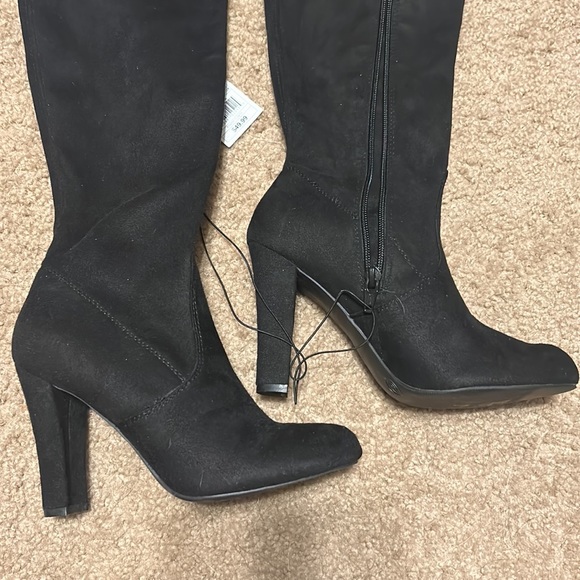 NIB Mossimo knee high suede high heel boot - Picture 4 of 9